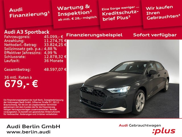 Audi A3 35 TDI S-Tronic Sportback