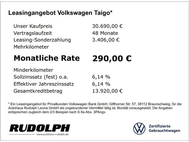 Volkswagen Taigo 1.0 TSI