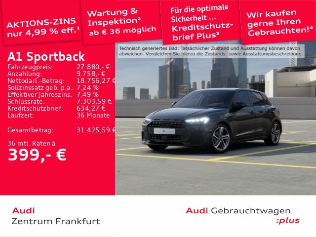 Audi A1 25 TFSI S-Tronic Sportback