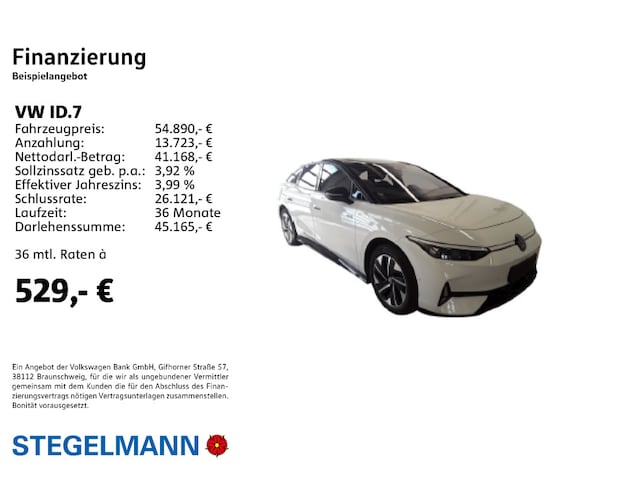 Volkswagen ID.7 ID.7 GTX 4M 250kW/86kWh *Wärmepumpe *AHK*LED*Navi*Head-Up*