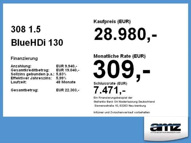 Peugeot 308 BlueHDi GT-Line SW