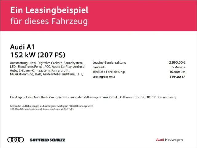 Audi A1 40 TFSI S-Line Sportback