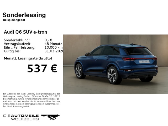 Audi Q6 e-tron SUV e-tron Audi Q6 SUV e-tron