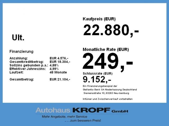 Opel Frontera 1.2 Navi,Lenkradheizung,WirelessCharg.