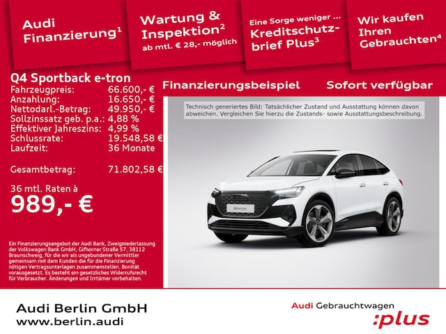 Audi Q4 e-tron Sportback