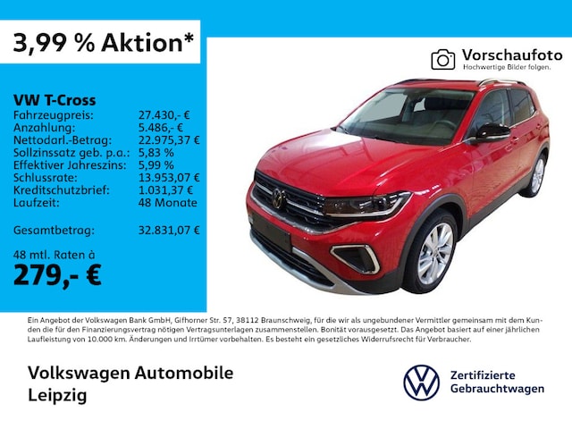 Volkswagen T-Cross 1.5 TSI DSG IQ.Drive