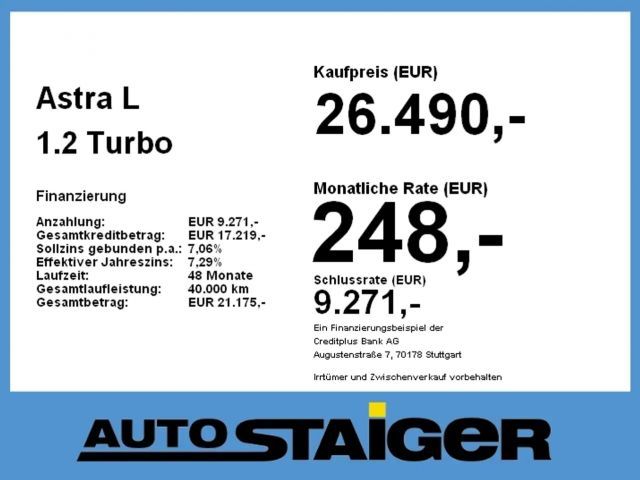 Opel Astra 1.2 Turbo Turbo Ultimate