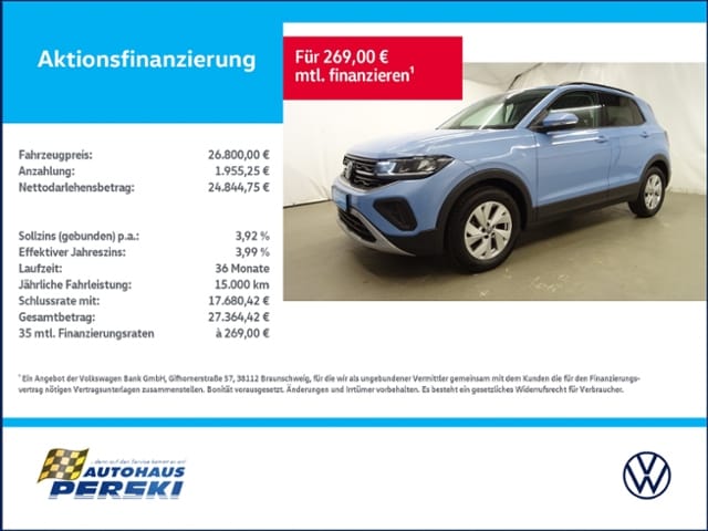 Volkswagen T-Cross 1.5 TSI DSG