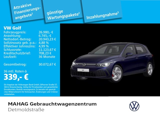 Volkswagen Golf 2.0 TDI DSG GTD Golf VIII