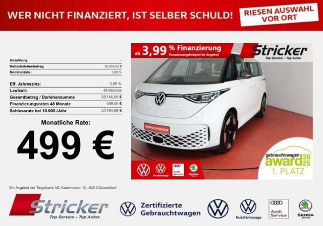 Volkswagen ID.Buzz ID.Buzz KR 210/79 499,-ohne Anzahlung AHK Navi