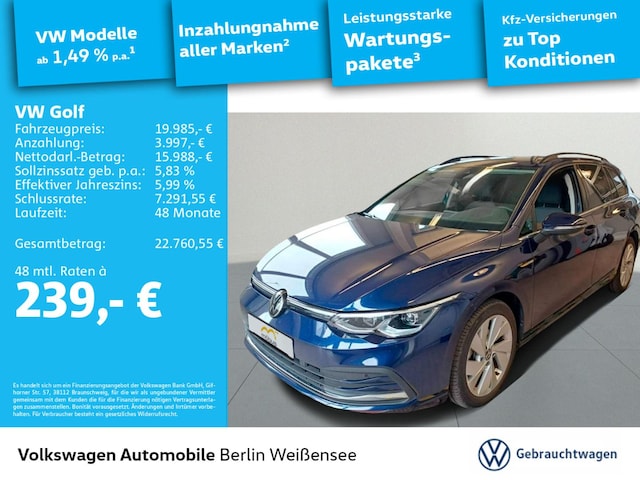 Volkswagen Golf 1.5 TSI Golf VIII Style Variant