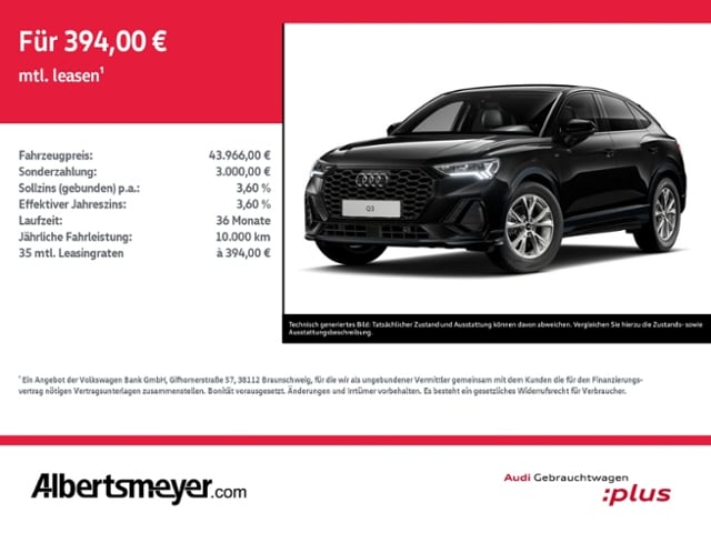 Audi Q3 35 TDI S-Line S-Tronic Sportback