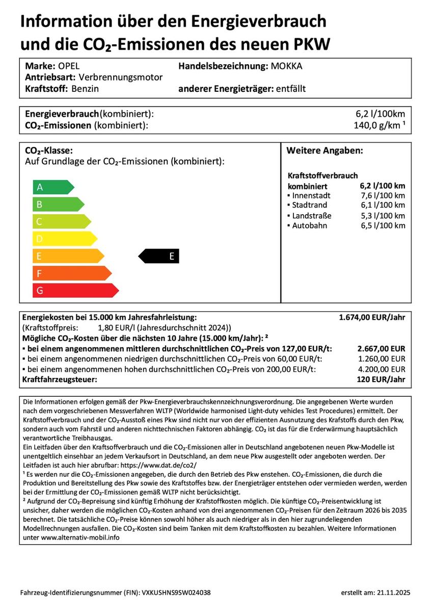 Opel Mokka 1.2 Turbo GS-Line Grand Sport business+