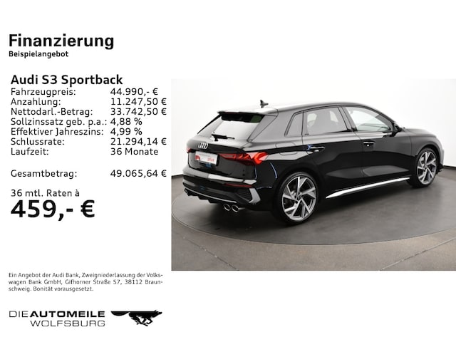 Audi S3 Quattro S-Tronic Sportback