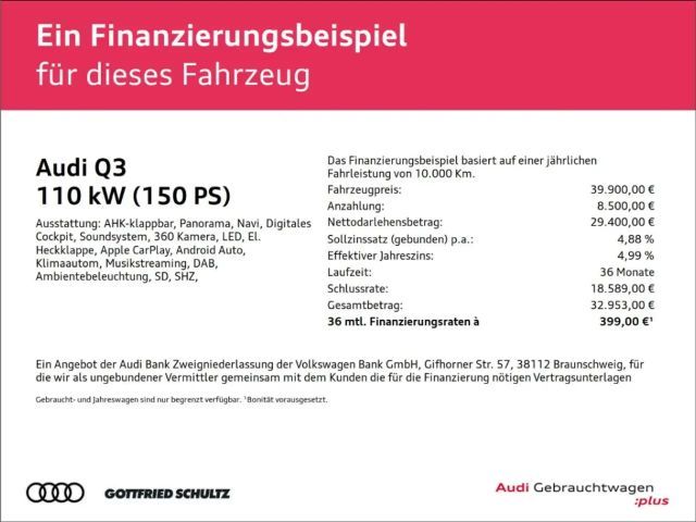 Audi Q3 35 TFSI S-Line Sportback