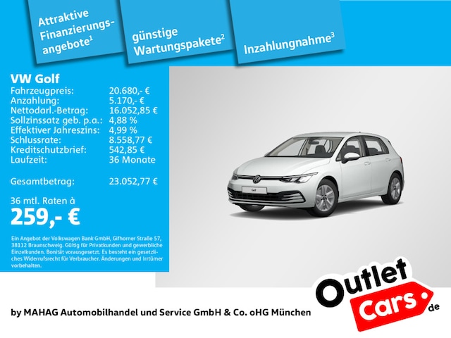 Volkswagen Golf 1.5 TSI Golf VIII Life