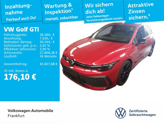Volkswagen Golf 2.0 TSI DSG GTI Golf VIII