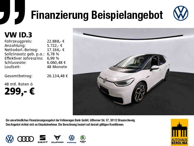 Volkswagen ID.3 IQ.Drive Performance Pro