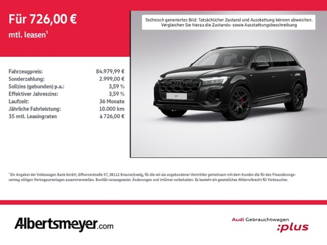 Audi Q7 55 TFSI Quattro S-Line