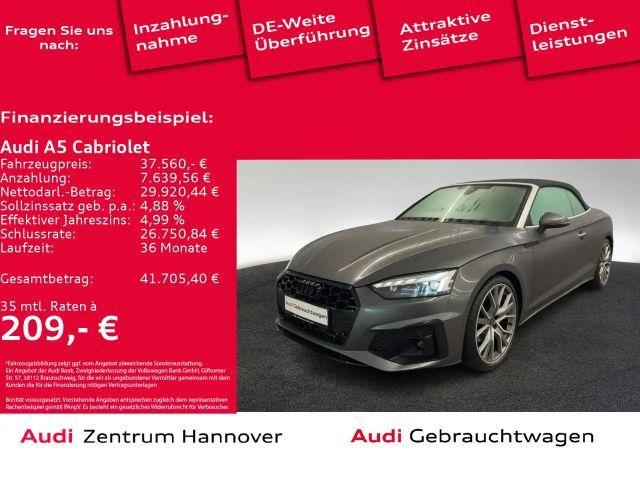 Audi A5 40 TFSI Cabriolet Competition S-Line