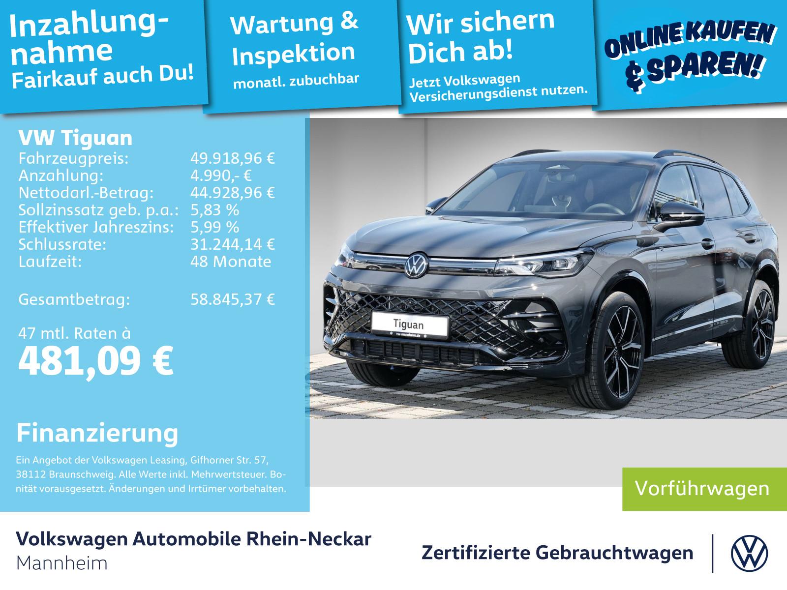 Volkswagen Tiguan 2.0 TSI 4Motion R-Line Sound