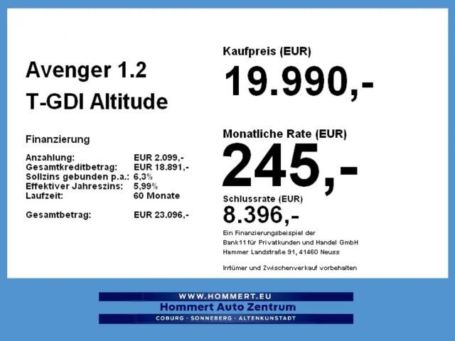 Jeep Avenger Altitude