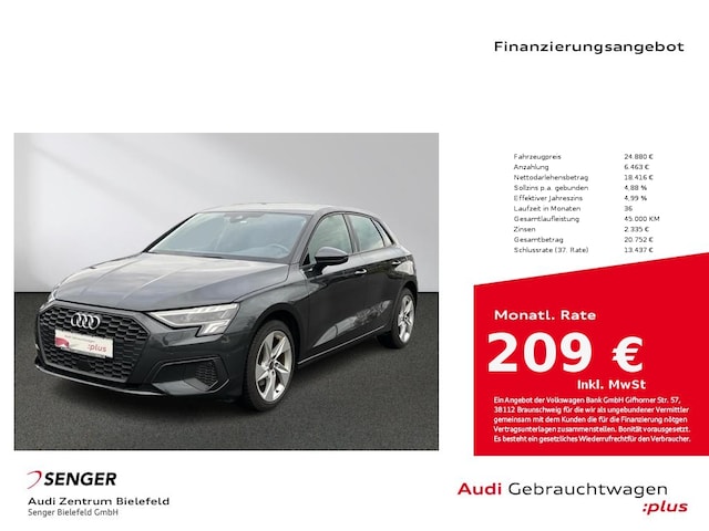 Audi A3 30 TDI Sportback