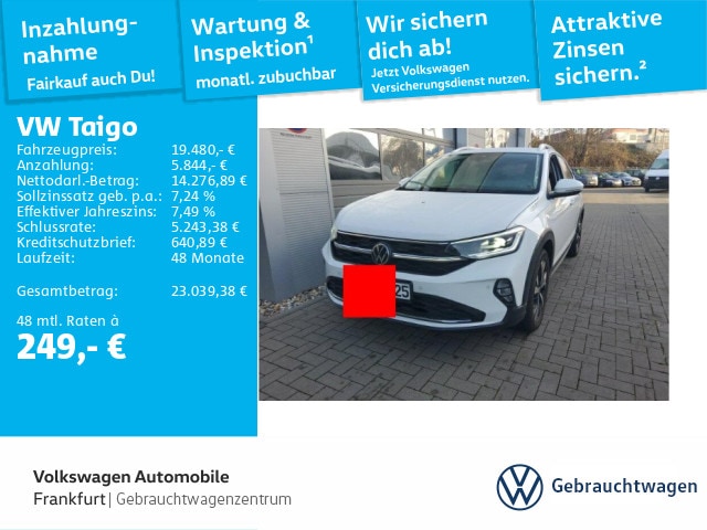 Volkswagen Taigo 1.0 TSI IQ.Drive Style