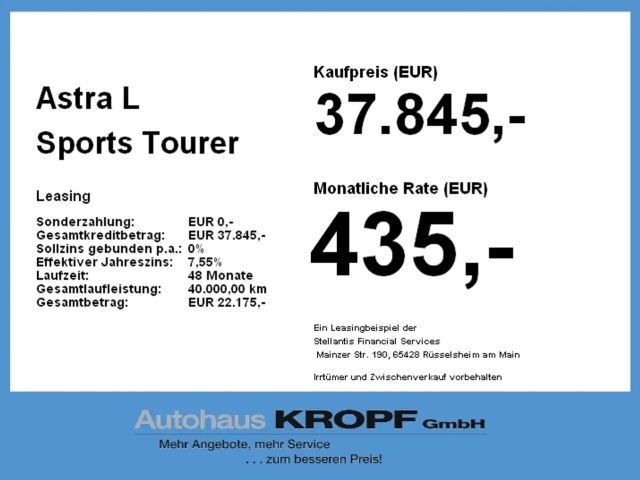 Opel Astra 1.2 Turbo Sports Tourer Turbo