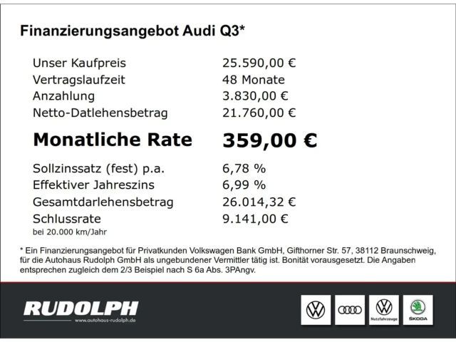 Audi Q3 35 TDI S-Tronic