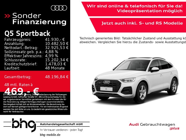 Audi Q5 40 TDI Quattro S-Tronic Sportback