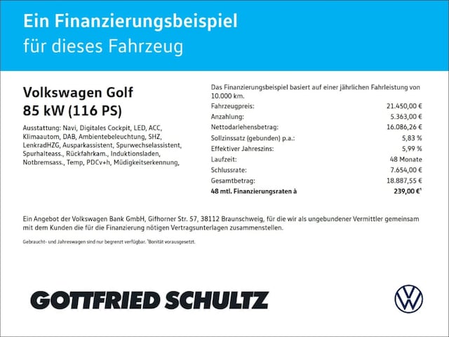 Volkswagen Golf 2.0 TDI Life