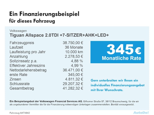 Volkswagen Tiguan 2.0 TDI Allspace