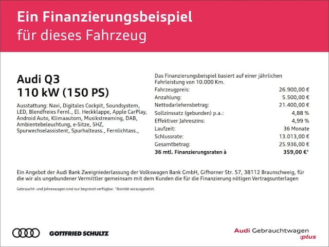 Audi Q3 35 TFSI S-Tronic