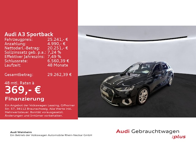 Audi A3 35 TDI S-Tronic Sportback