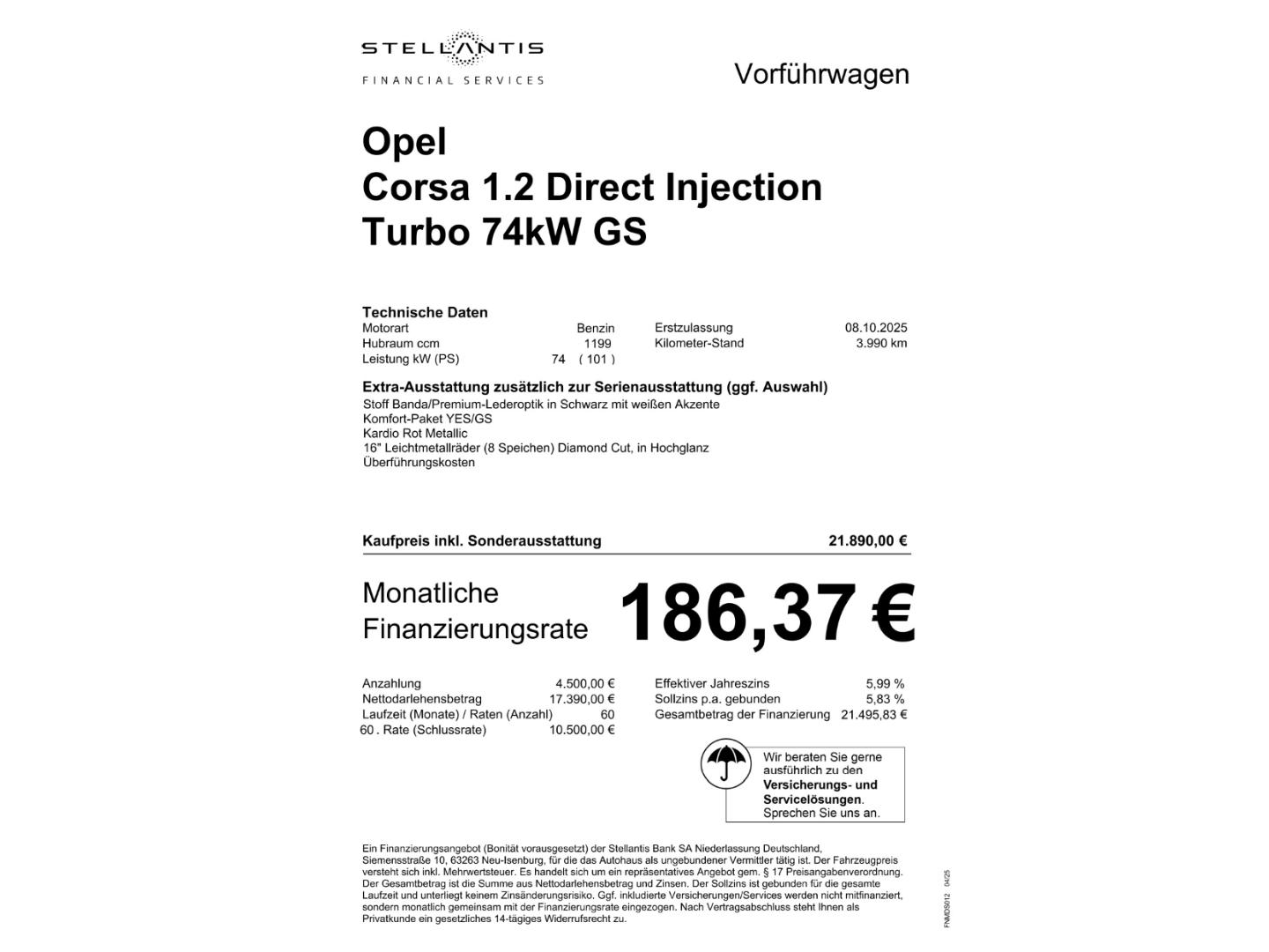 Opel Corsa GS-Line Grand Sport