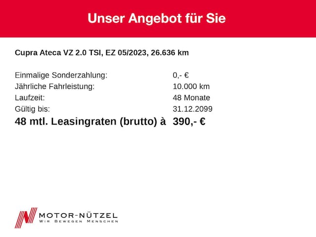 Cupra Ateca 2.0 TSI DSG VZ