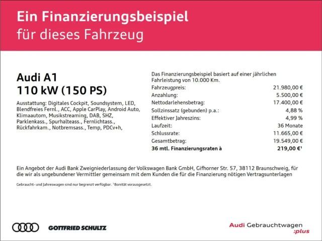 Audi A1 35 TFSI Allstreet S-Tronic