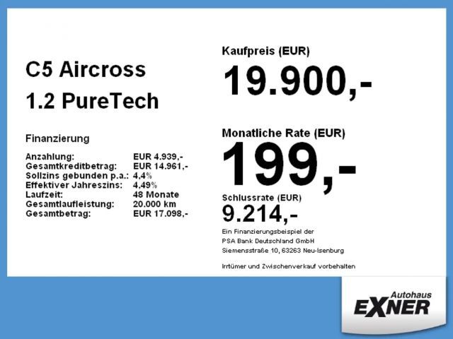 Citroën C5 Aircross Feel Pack PureTech