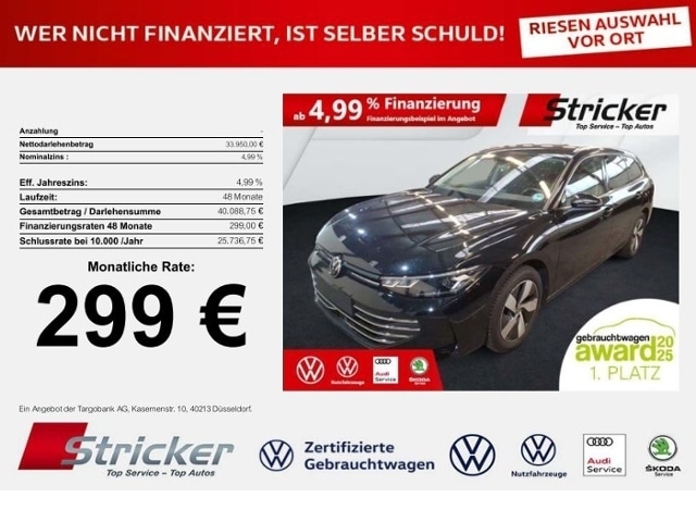Volkswagen Passat 2.0 TDI DSG Variant