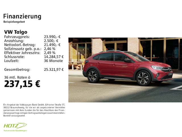 Volkswagen Taigo 1.5 TSI DSG Style