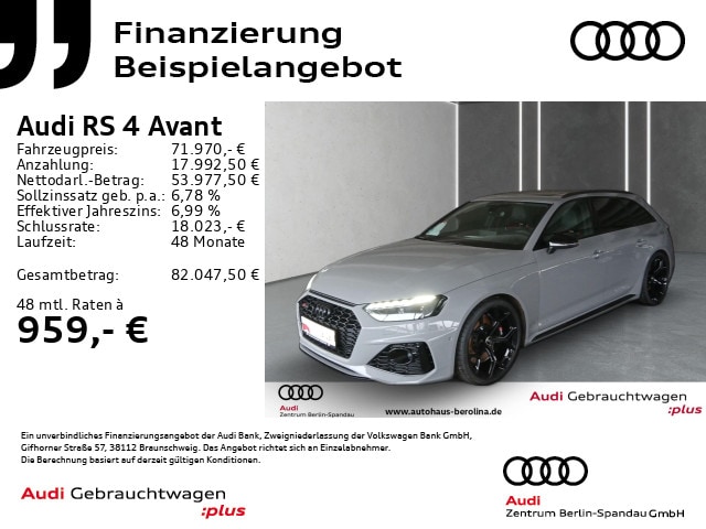 Audi RS4 Avant Quattro