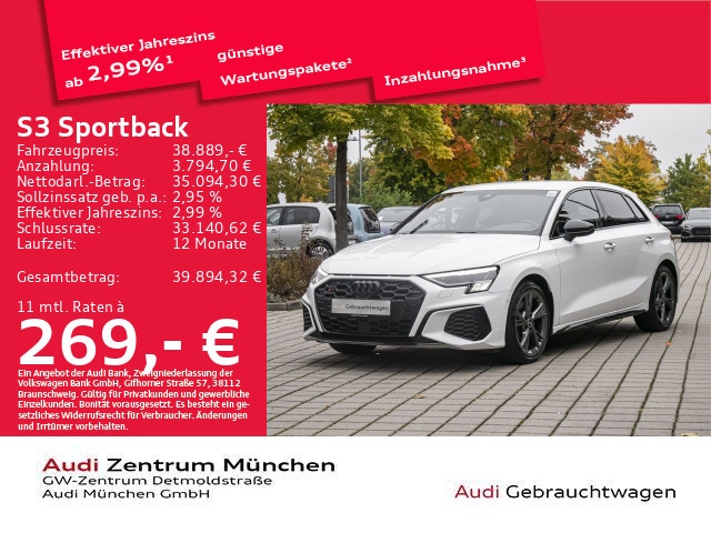 Audi S3 Quattro S-Tronic Sportback