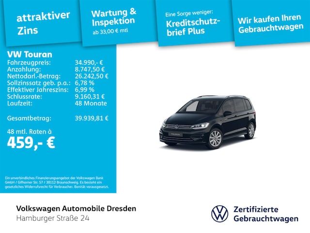 Volkswagen Touran 1.5 TSI Comfortline DSG