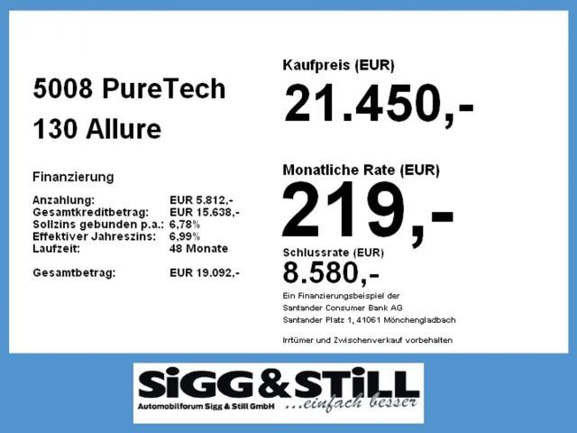 Peugeot 5008 Allure Pack PureTech