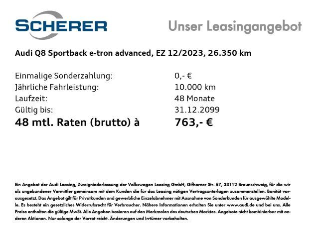 Audi Q8 e-tron 55 S-Line