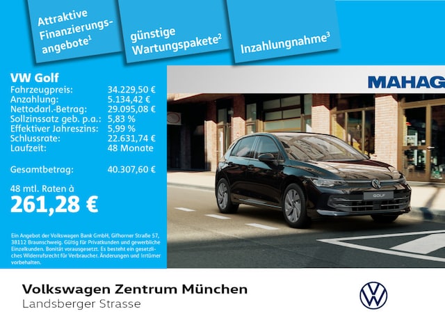 Volkswagen Golf DSG Golf VIII Style