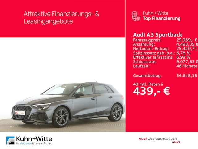 Audi A3 35 TFSI S-Line S-Tronic Sportback