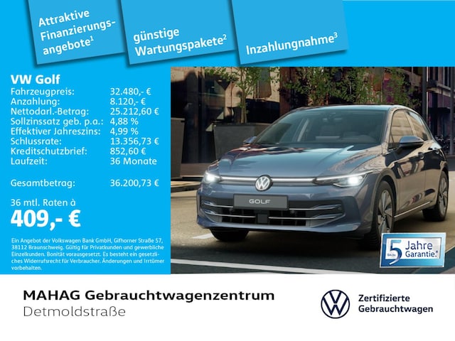 Volkswagen Golf 1.5 eTSI DSG Golf VIII Style