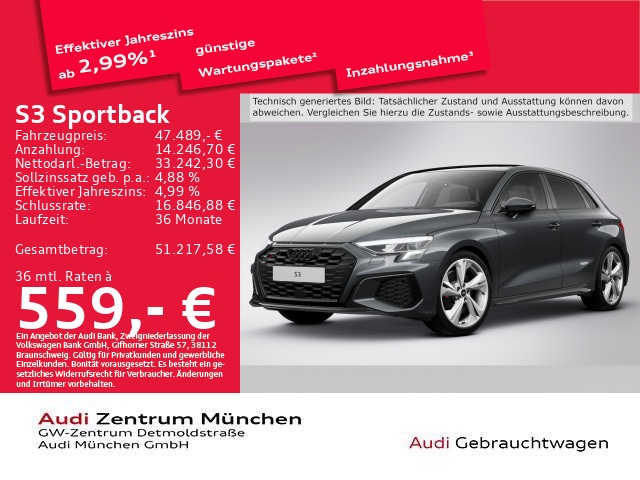 Audi S3 Quattro S-Tronic Sportback